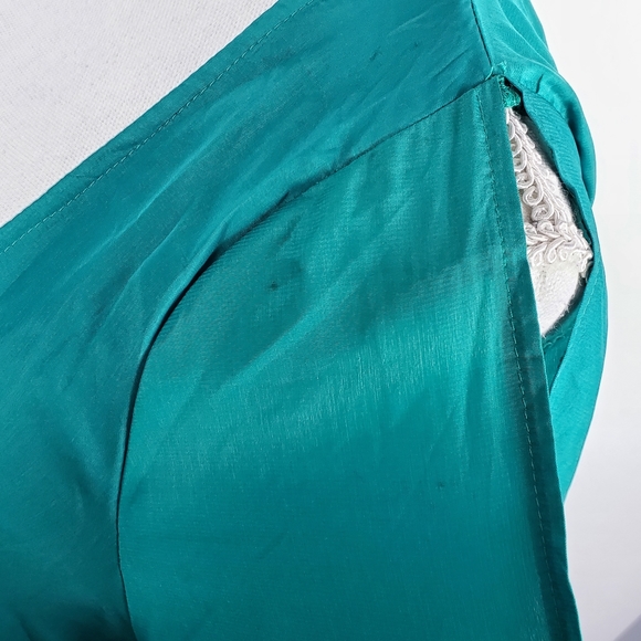 Anthropologie RAGA Emerald Open Long Sleeve Trapeze Tunic Mini Dress Small NWT - Picture 3 of 7